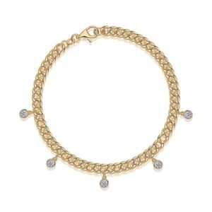 Thick Chain Moissanite Bracelet