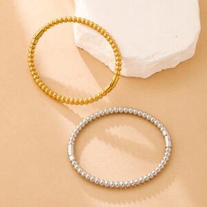 Stainless Steel Ring Joint Bracelet