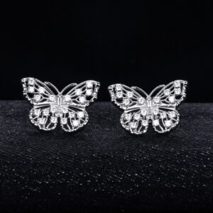 Butterfly Hollow Stud Earrings