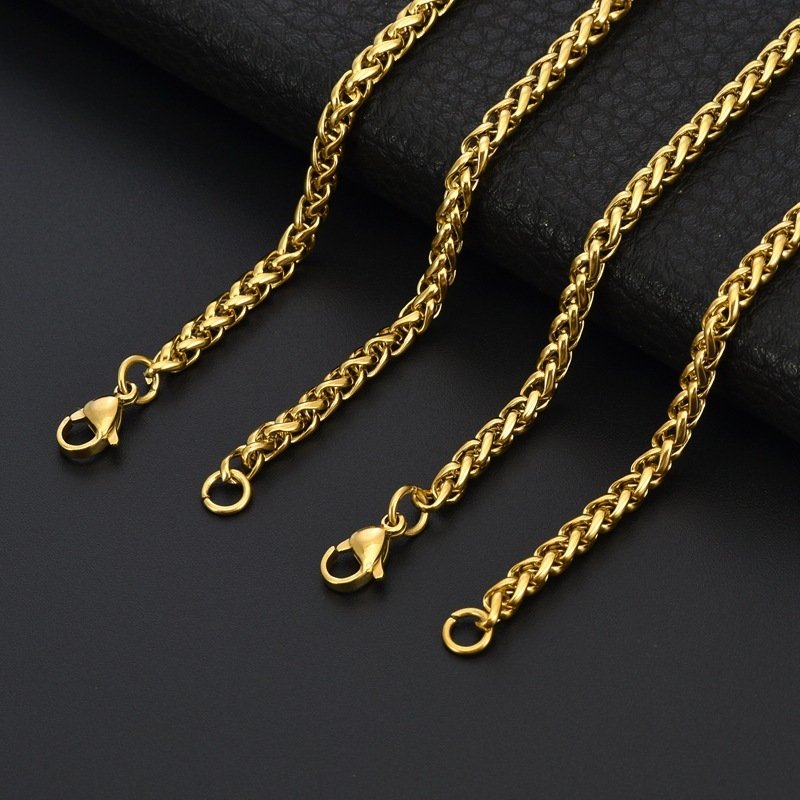 Stainless Steel Simple Chain Necklace